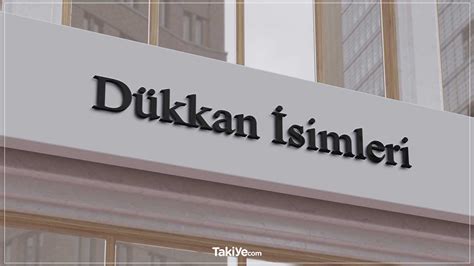 İşyeri ve Dükkan İsimleri 2024 (DEV DÜKKAN MARKA LİSTESİ)