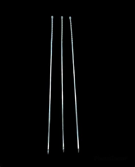 İbico K-300 ( Kuşbaşı ) ( Burgulu Kare & 50cm ) Metal Mangal Şişi.