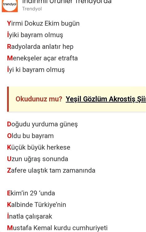 İncir İle İlgili Akrostiş Şiir.
