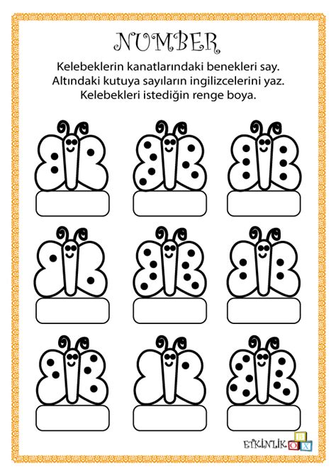 İngilizce Sayılar -2- ~ İngilizce Etkinlik ~ ETKİNLİKBOX. 