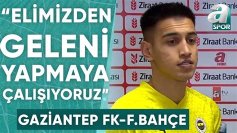 İrfan Can Eğribayat, Gaziantep FK maçı sonrası hedefini açıkladı!s