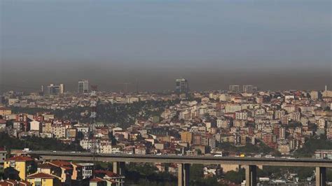 İstanbul'da hava kirliliği geçen yıl yaklaşık yüzde 3 arttı - Son Dakika Haberleri