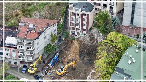 İstanbul’da toprak kayması: 5 katlı bina tedbir amacıyla boşaltıldı