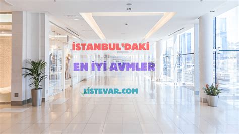 İstanbul Daki Avmler. 