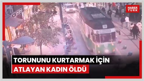 İstanbul Kadıköy''de torununu kurtarmak için atlayan kadın öldü
