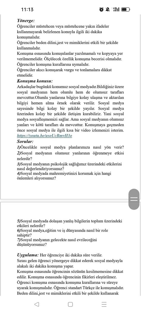 İstanbul konuşma sınavı Sorumatik. 