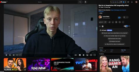 ın Youtuber overview.