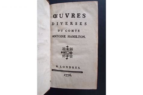 Œuvres diverses du comte antoine hamilton. - Fray marcos de niza 1495-1558. frère marc de nice. edition intégrale..