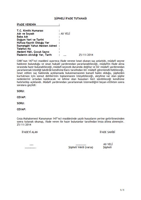 Şüpheli İfade Tespit.