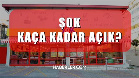 ŞOK marketleri açılma saati, 09.