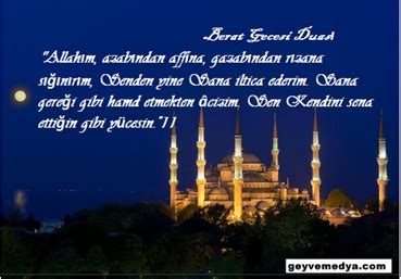 Şaban-ı Şerif ve Berat Kandili İle ilgili Hadis. 