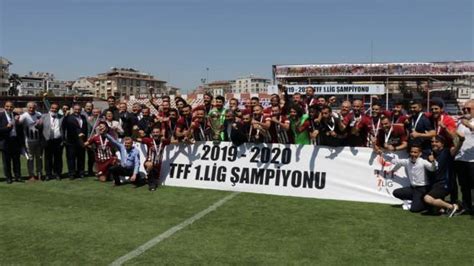 Şampiyon Hatayspor, kupasını aldı Tüm Spor Haber BİRİNCİ LİG.