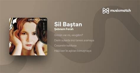 Şebnem Ferah Sil Baştan (Arabic translation #2) Lyrics Translate. 