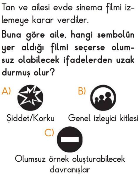 Şekil, Sembol ve İşaretler Test Çöz 3. Sınıf Türkçe .