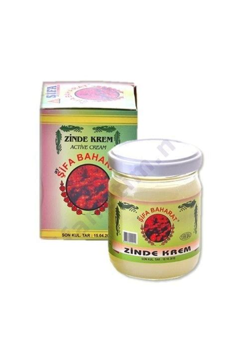 Şifa Baharat Zinde Krem Ay Şifa Baharat Aktive Cream.