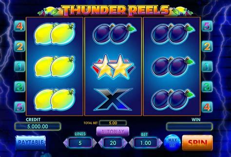 Ігровий автомат Thunder Reels  грати онлайн безкоштовно
