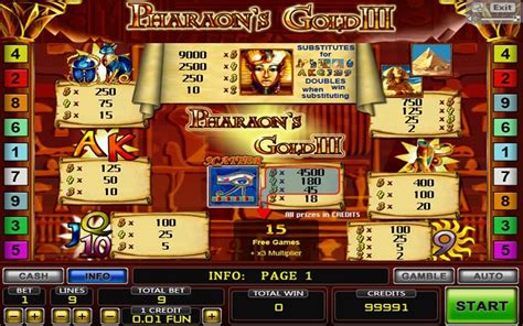 Безкоштовний ігровий автомат Фараон 3