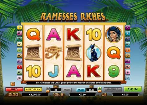 Безкоштовний ігровий автомат Ramesses Riches (Багатство Рамсеса)