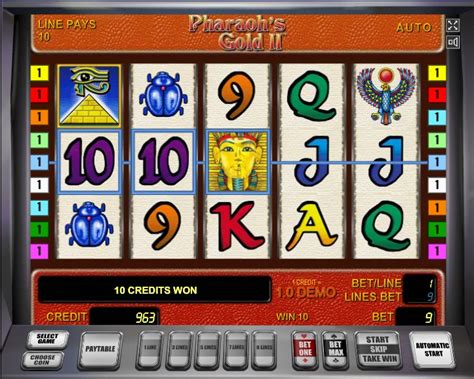 Гральний автомат Pharaon’s Gold 2 (Золото фараона 2) в інтернет казино Слот Клуб