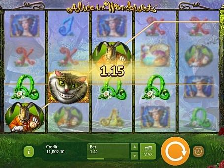 Играть онлайн игровой автомат Alice in Wonderland