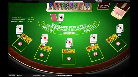 Игра Blackjack with Perfect Pairs  играть бесплатно онлайн