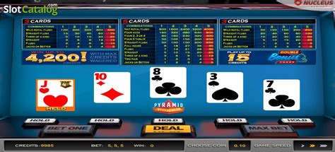 Игра Double Jackpot Poker(Nucleus Pyramid Poker)  играть бесплатно онлайн