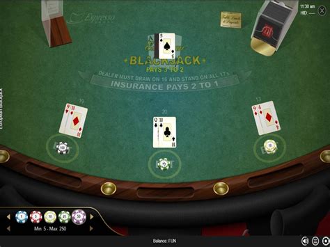 Игра European Blackjack (Espresso)  играть бесплатно онлайн