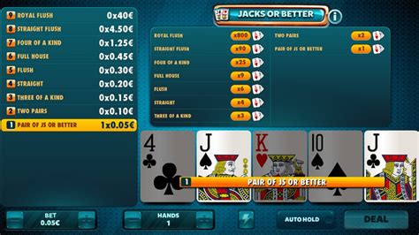 Игра Jacks or Better SH (Nucleus)  играть бесплатно онлайн
