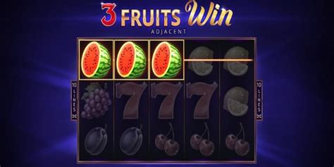 Игровой автомат 3 Fruits Win: 10 Lines  играть бесплатно