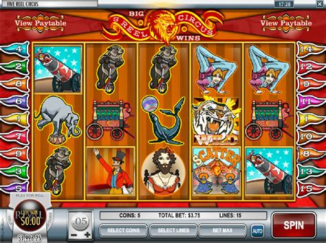 Игровой автомат 5 Reel Circus  играть бесплатно
