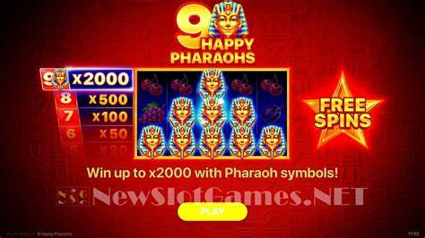 Игровой автомат 9 Happy Pharaohs  играть бесплатно