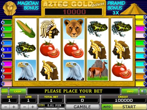Игровой автомат Aztec Gold Deluxe в казино Украина