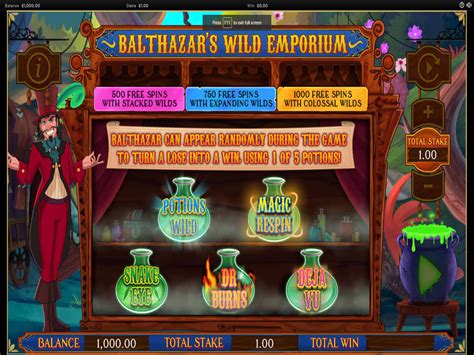 Игровой автомат Balthazars Wild Emporium  играть бесплатно