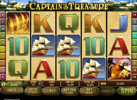 Игровой автомат Captains Treasure  играть бесплатно