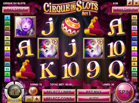 Игровой автомат Cirque du Slots  играть бесплатно