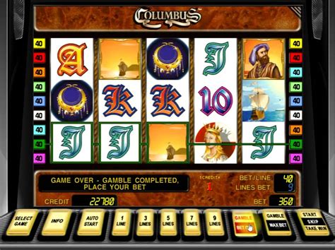 Игровой автомат Columbus (Колумбус, Колумб)  9 линейный видеослот с бонусной игрой
