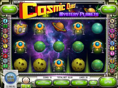 Игровой автомат Cosmic Quest Mystery Planets  играть бесплатно