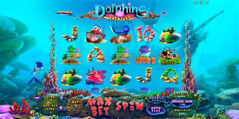 Игровой автомат Dolphins Treasure (Сокровища Дельфинов) играть онлайн бесплатно