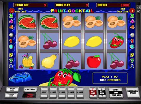 Игровой автомат Fruit Cocktail  играть бесплатно