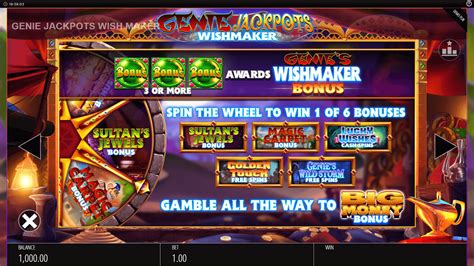 Игровой автомат Genie Jackpots Wishmaker  играть бесплатно