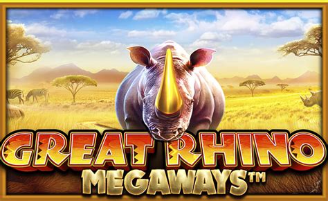 Игровой автомат Great Rhino Megaways  играть бесплатно