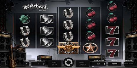 Игровой автомат Motorhead (Моторхед) играть бесплатно онлайн