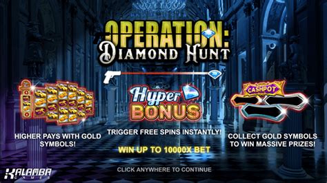 Игровой автомат Operation Diamond Hunt  играть бесплатно