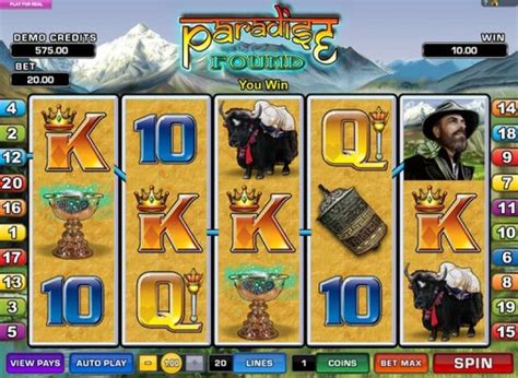 Игровой автомат Paradise Found (Найденный Рай)  играть бесплатно онлайн
