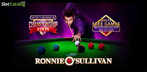 Игровой автомат Ronnie O Sullivan: Sporting Legends  играть бесплатно