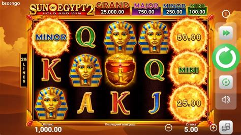 Игровой автомат Sun of Egypt Hold and Win  играть бесплатно