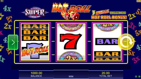 Игровой автомат Super Times Pay Hot Roll  играть бесплатно