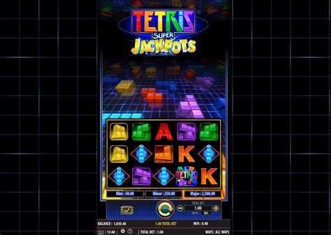 Игровой автомат Tetris Super Jackpots  играть бесплатно