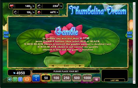 Игровой автомат Thumbelinas Dream  играть бесплатно