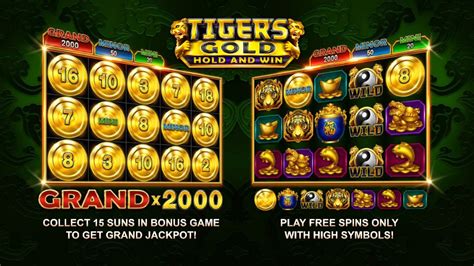 Игровой автомат Tigers Gold Hold and Win  играть бесплатно